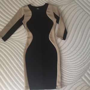 WINDSOR Black and Gold formal dress
